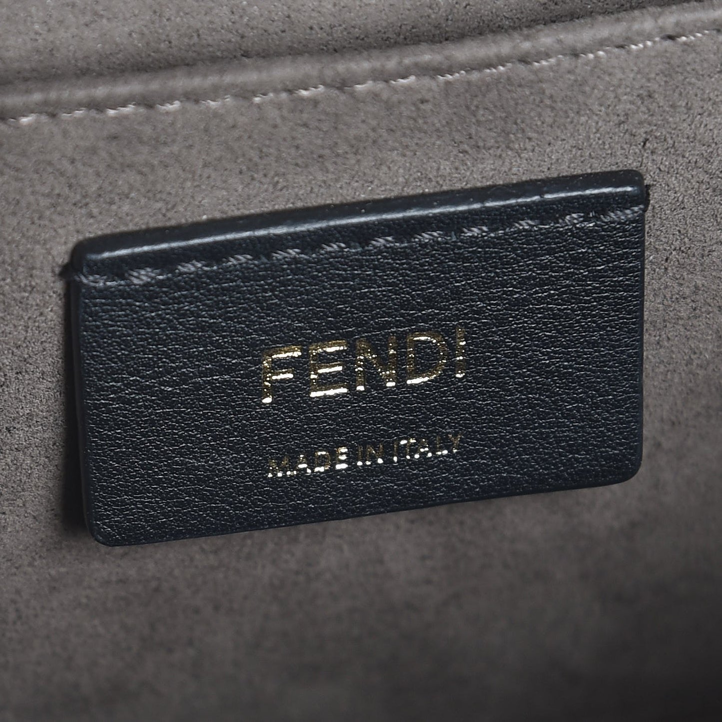 Vitello Century F is Fendi FF Embossed Kan I Shoulder Bag Orzo Tobacco