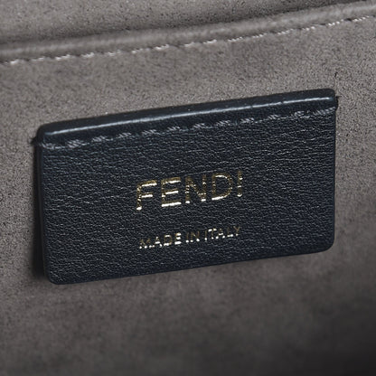 Fendi Vitello Century F is Fendi FF Embossed Kan I Shoulder Bag Orzo Tobacco 7 of 9