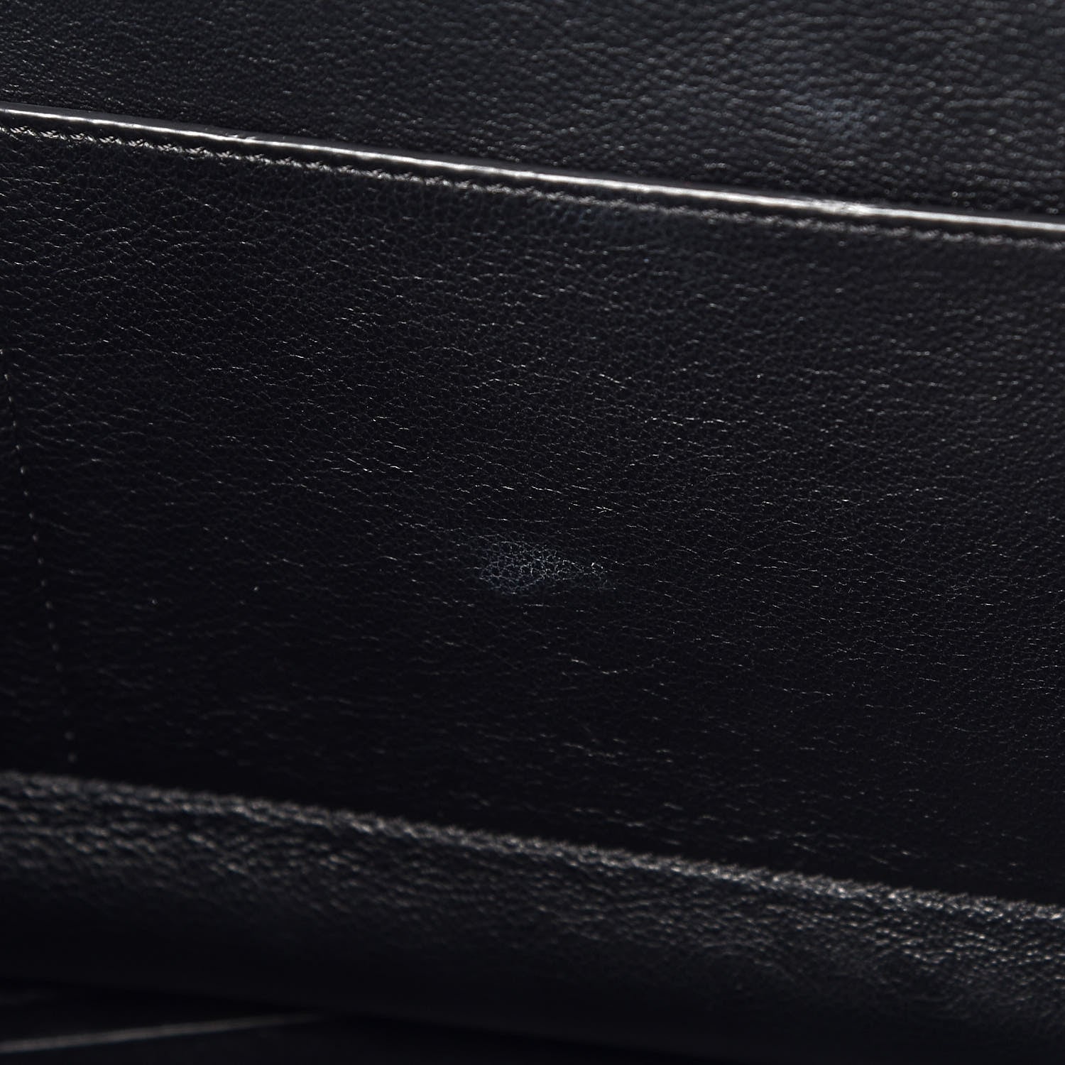 Celine Drummed Calfskin Suede Medium Trapeze Black 8 of 10