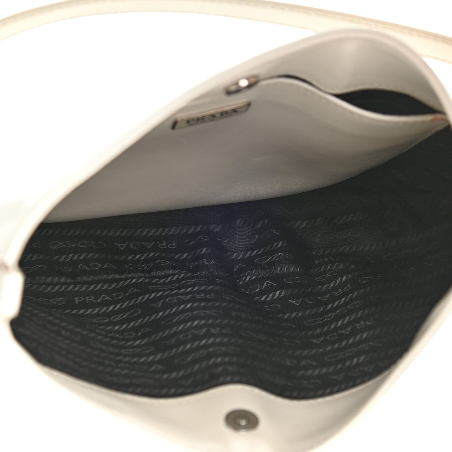 Spazzolato Cleo Shoulder Bag White
