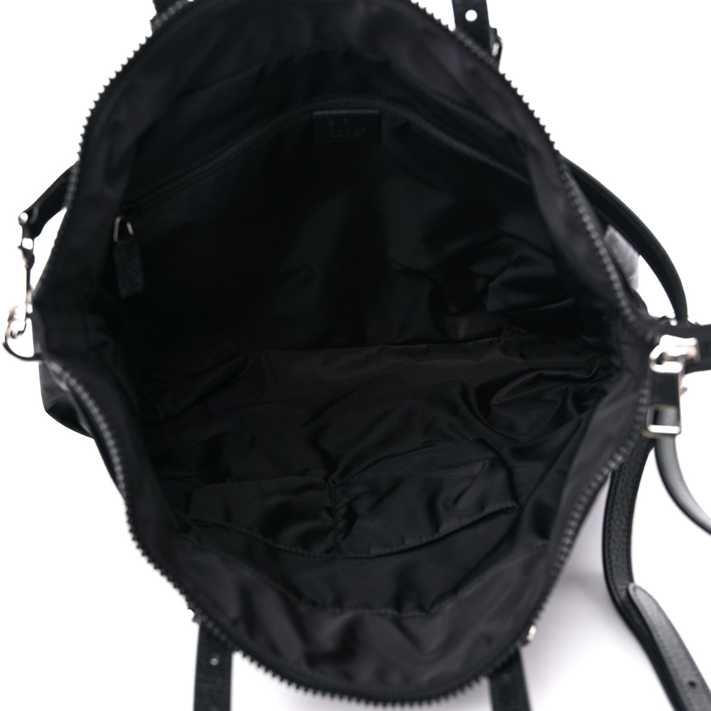 Nylon Monogram Tote Black