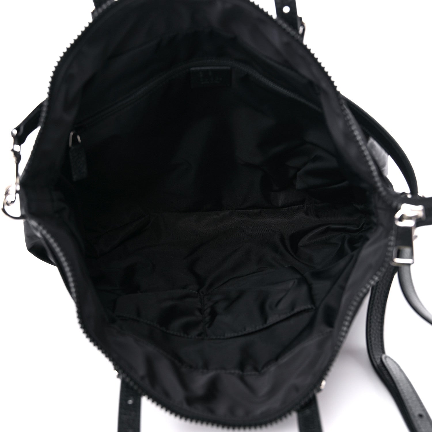 Gucci Nylon Monogram Tote Black 5 of 10