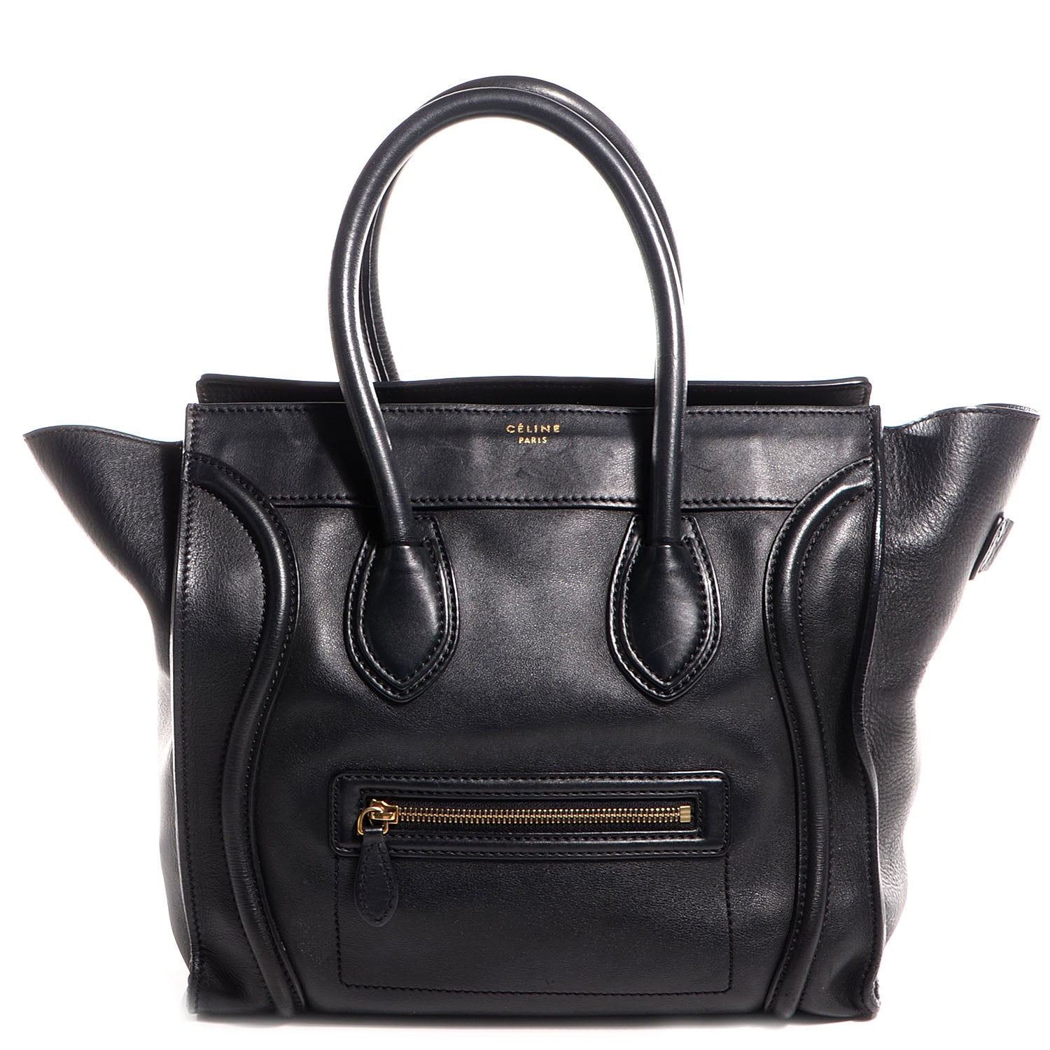 Celine Smooth Calfskin Mini Luggage Black 1 of 9