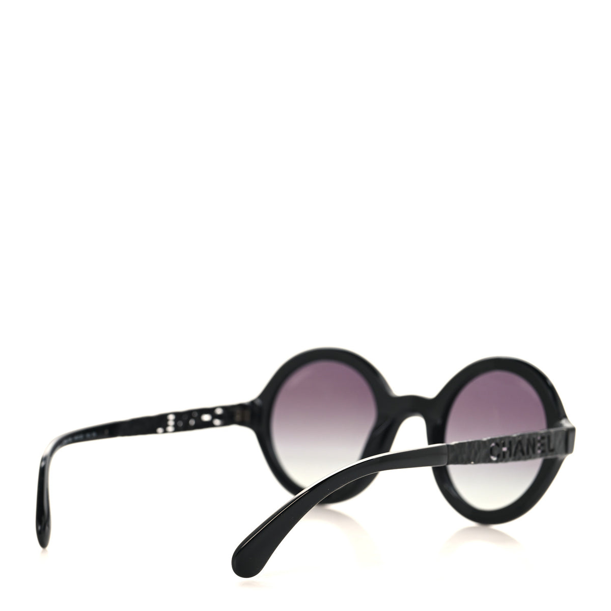 Chanel Acetate Polarized Sunglasses 5441 Black 4 of 7