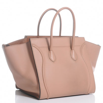 Celine Supple Calfskin Medium Phantom Luggage Flesh 4 of 10