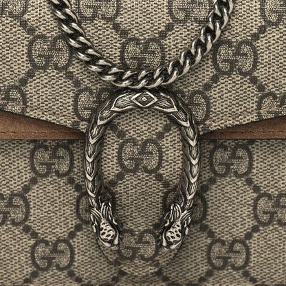 Gucci GG Supreme Monogram Super Mini Dionysus Shoulder Bag Taupe 7 of 11