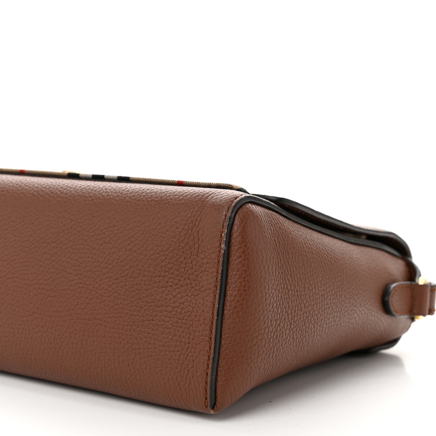 Calfskin Vintage Check Note Crossbody Bag Tan