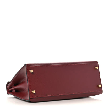 Hermes Epsom Kelly Sellier 28 Rouge H 4 of 11