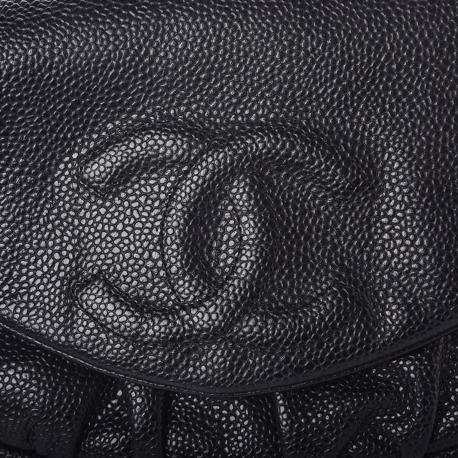 Chanel Caviar Half Moon Wallet On Chain WOC Black 9 of 9