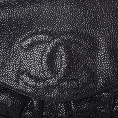 Chanel Caviar Half Moon Wallet On Chain WOC Black 9 of 9