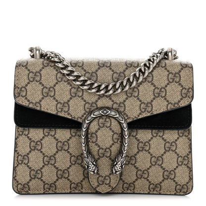 Gucci GG Supreme Monogram Mini Dionysus Shoulder Bag Black 1 of 12