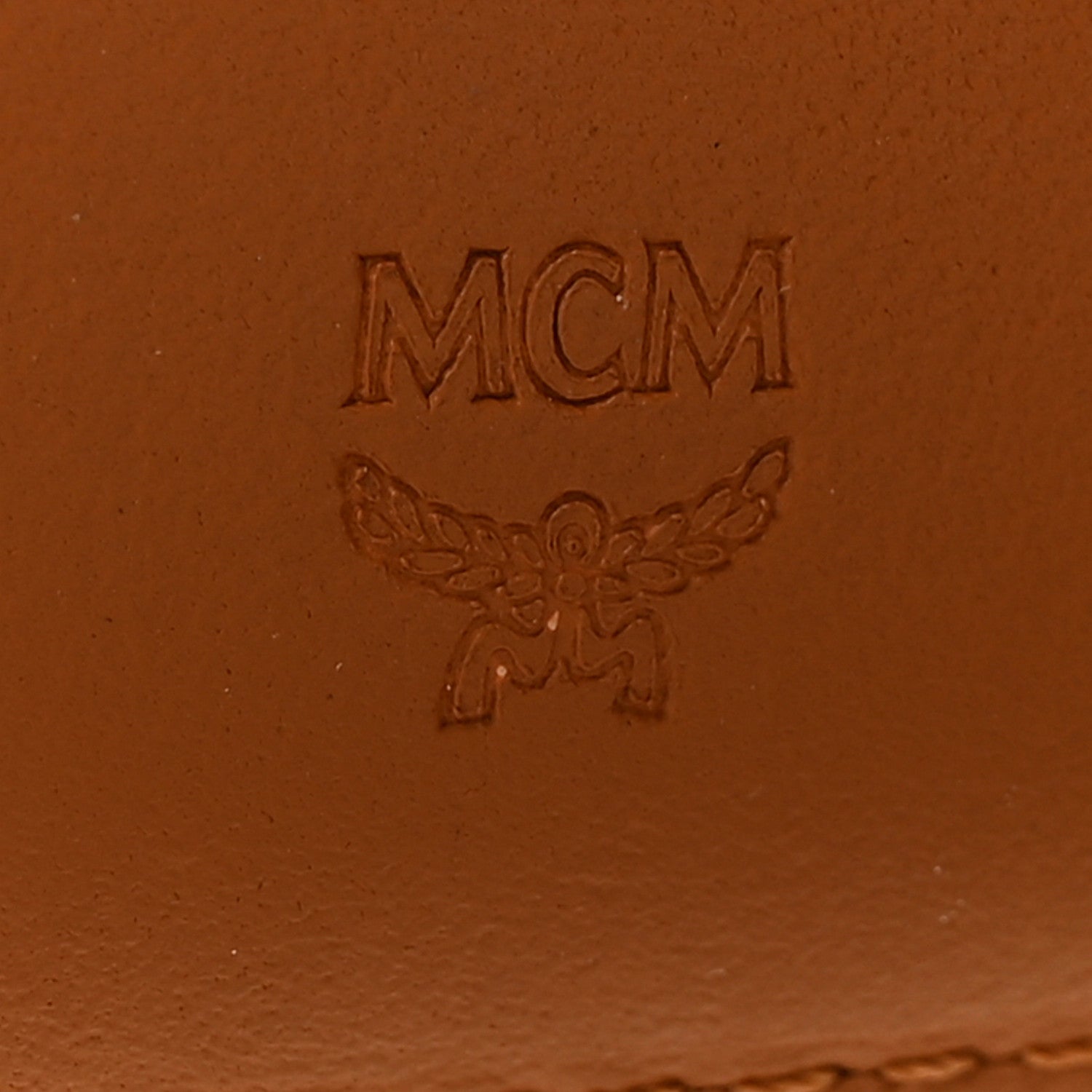 MCM Visetos Bi-Fold Long Wallet Cognac 6 of 7