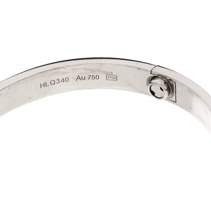 Cartier 18K White Gold LOVE Bracelet 17 7 of 9