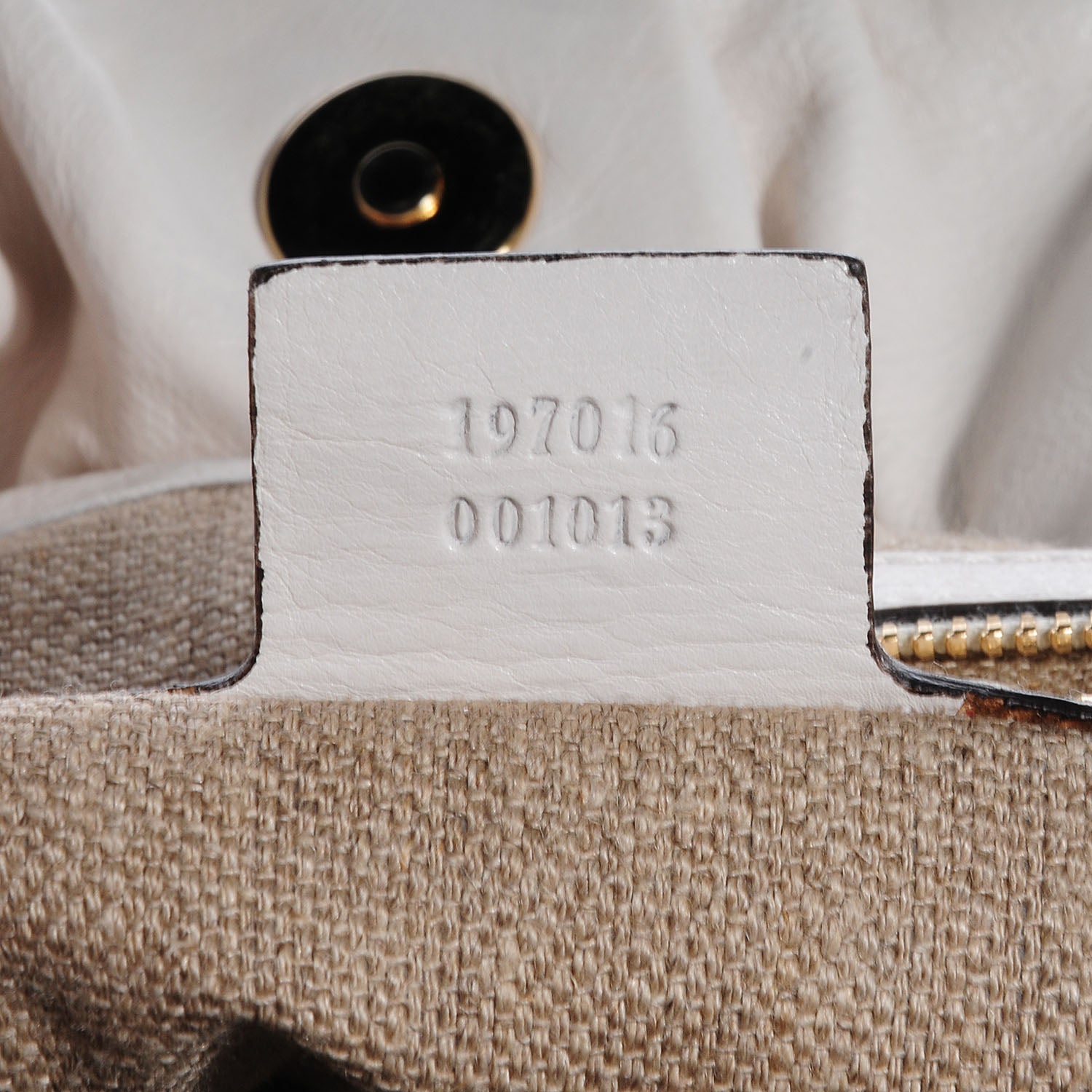 Gucci Leather Medium Hysteria Top Handle Bag White 7 of 7
