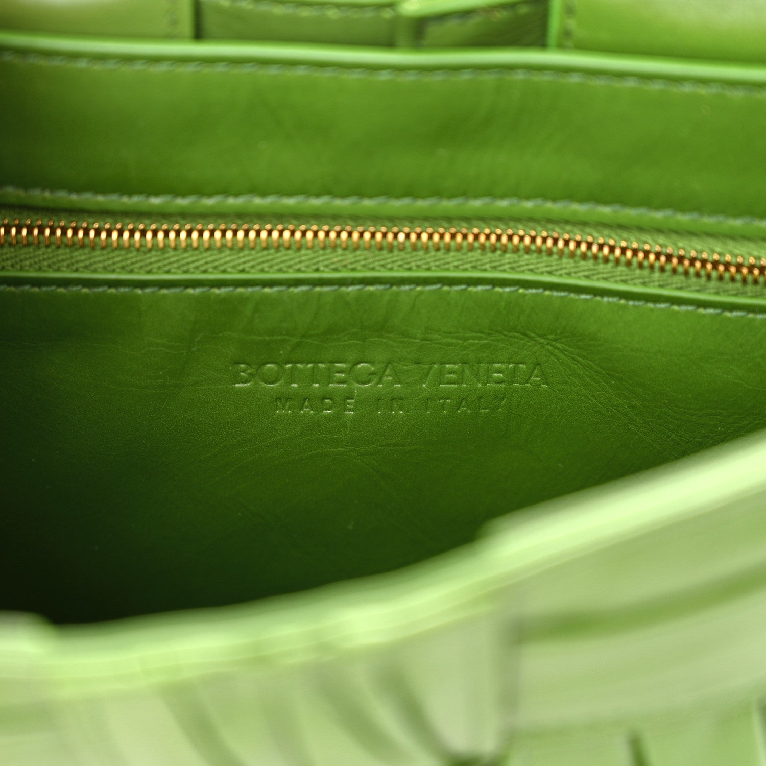 Bottega Veneta Calfskin Intreccio Plisse Cassette Crossbody Bag Avocado 7 of 12