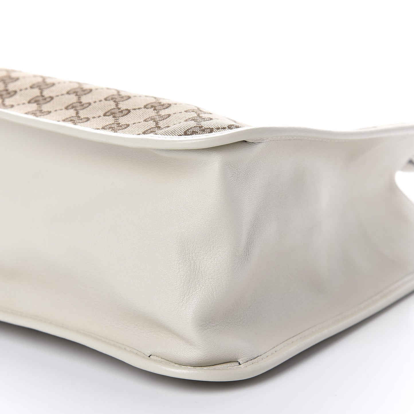 Monogram New Sakai Calfskin Lux Horsebit 1955 Tote Beige Ebony Mystic White