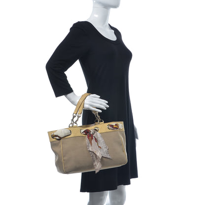 Gucci Canvas Guccissima Medium Positano Tote Beige 2 of 14