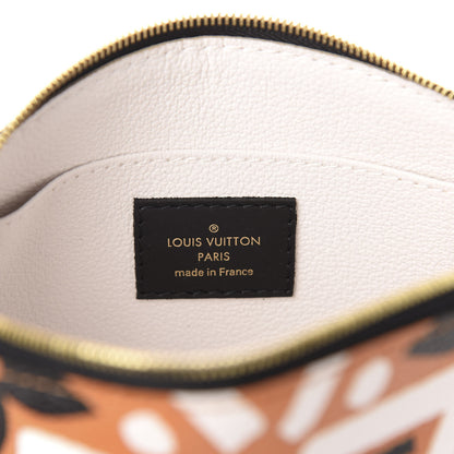 Louis Vuitton Monogram Giant Crafty Cosmetic Pouch Crème Caramel 6 of 6