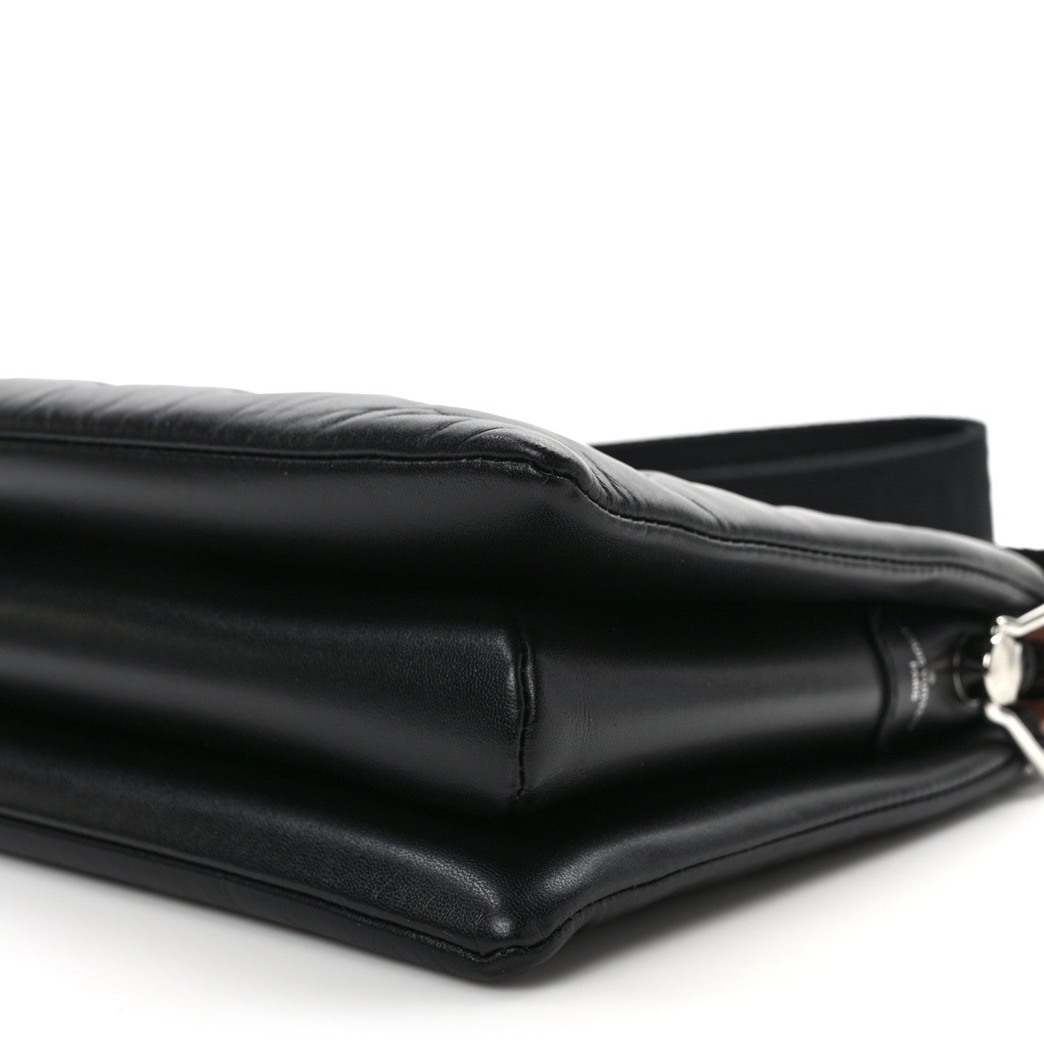 Louis Vuitton Lambskin Embossed Monogram Coussin PM Black 9 of 10