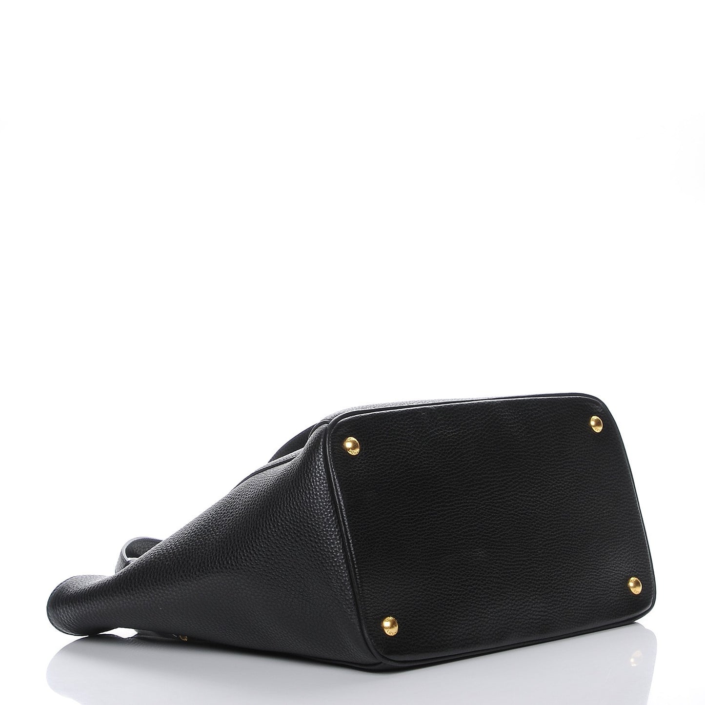 Vitello Daino Tote Nero Black