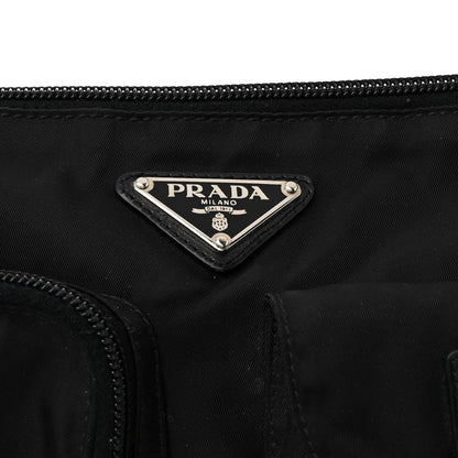 Prada Tessuto Nylon Multi Pocket Belt Bag Black 8 of 10