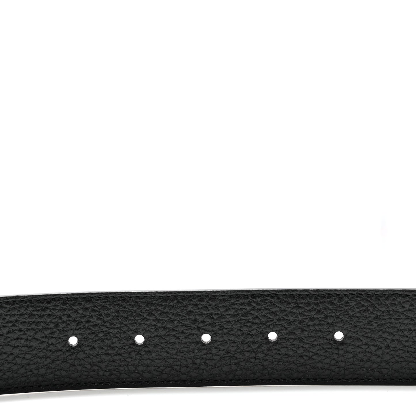 Dollar Calfskin Double G Reversible 37mm Belt 80 32 Black New Acero
