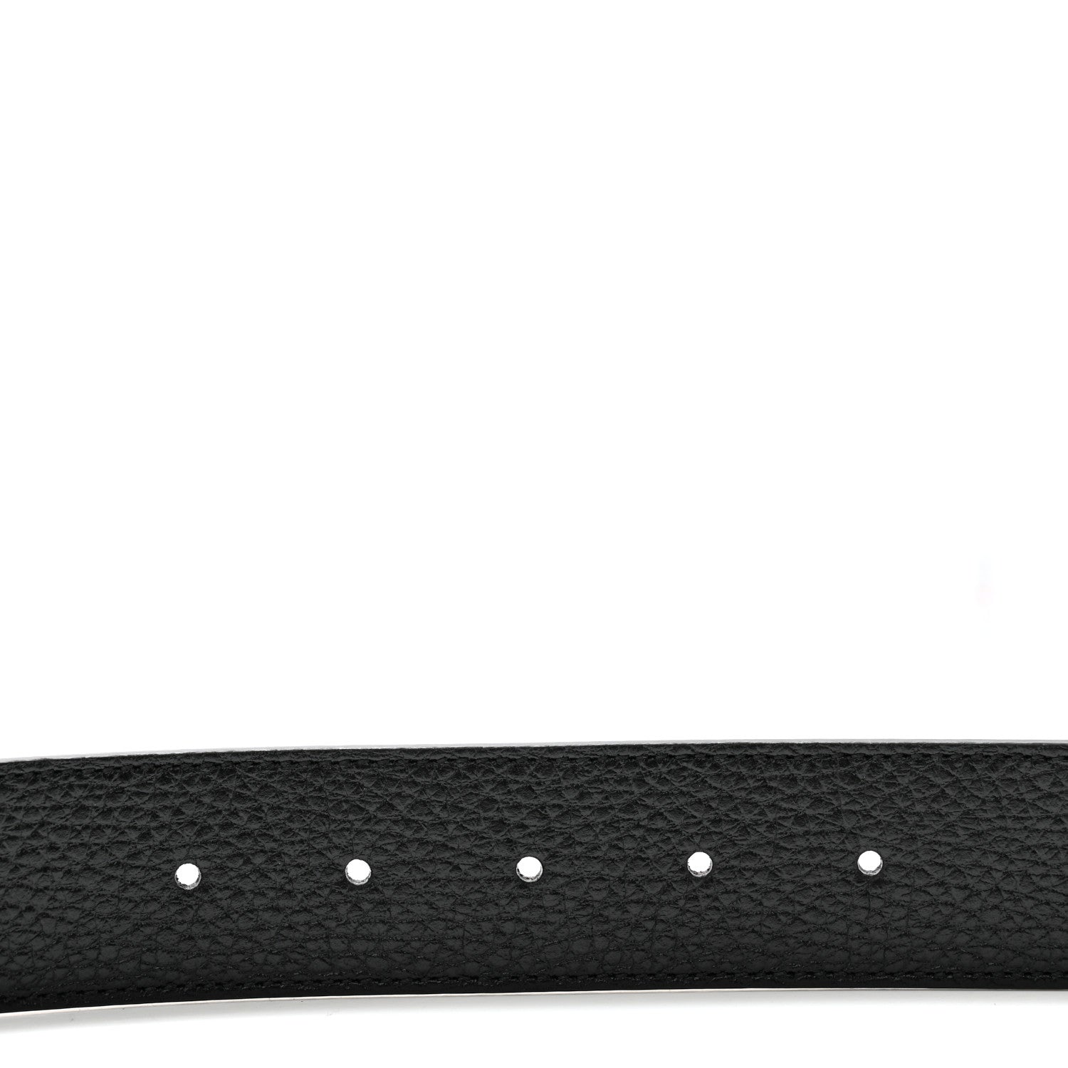 Gucci Dollar Calfskin Double G Reversible 37mm Belt 80 32 Black New Acero 4 of 7