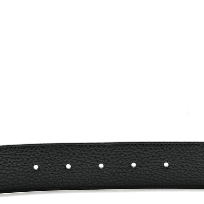 Gucci Dollar Calfskin Double G Reversible 37mm Belt 80 32 Black New Acero 4 of 7