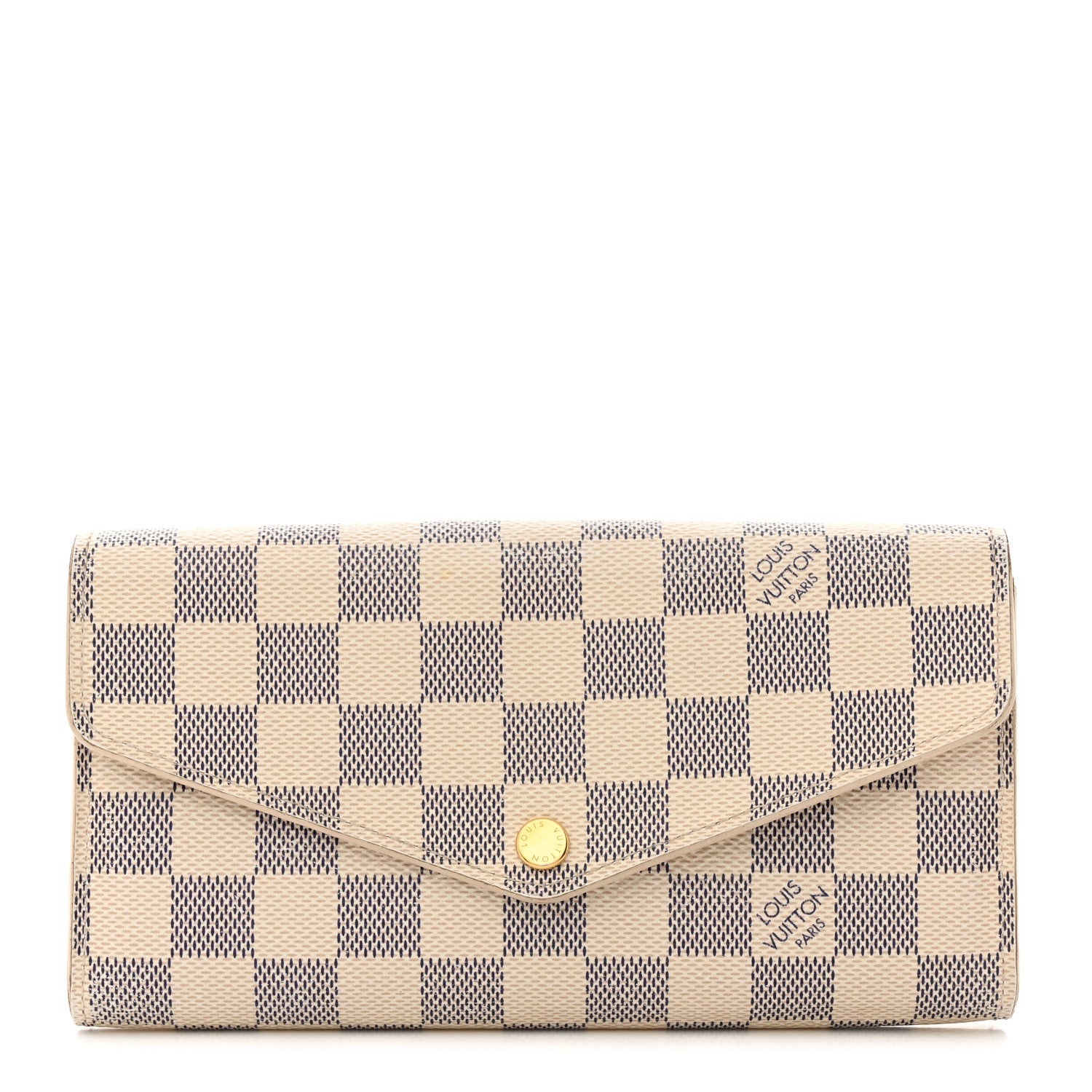Louis Vuitton Damier Azur Sarah Wallet NM 1 of 10
