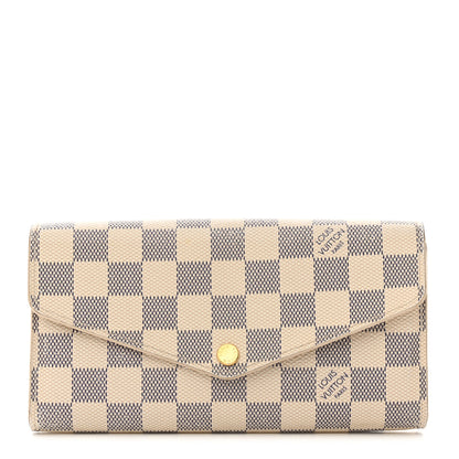 Louis Vuitton Damier Azur Sarah Wallet NM 1 of 10