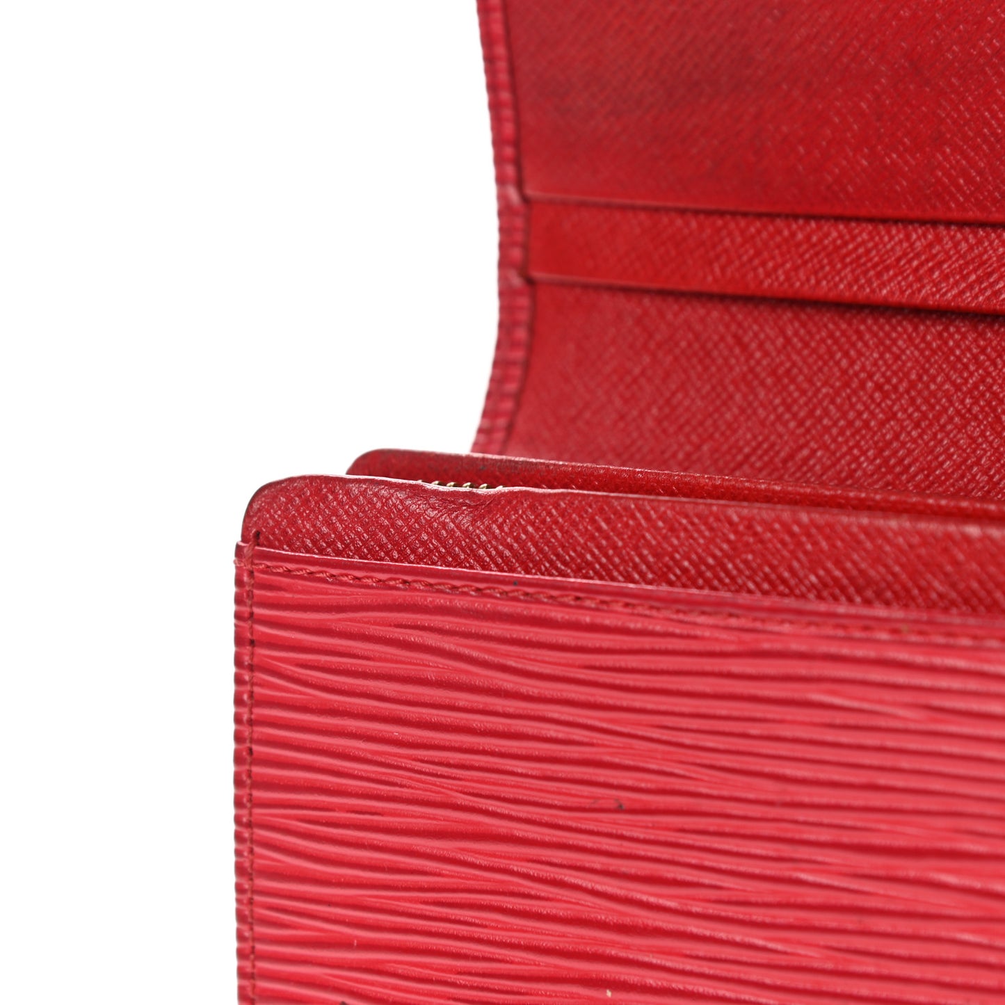 Epi Porte-Monnaie Billets Tresor Wallet Castillan Red