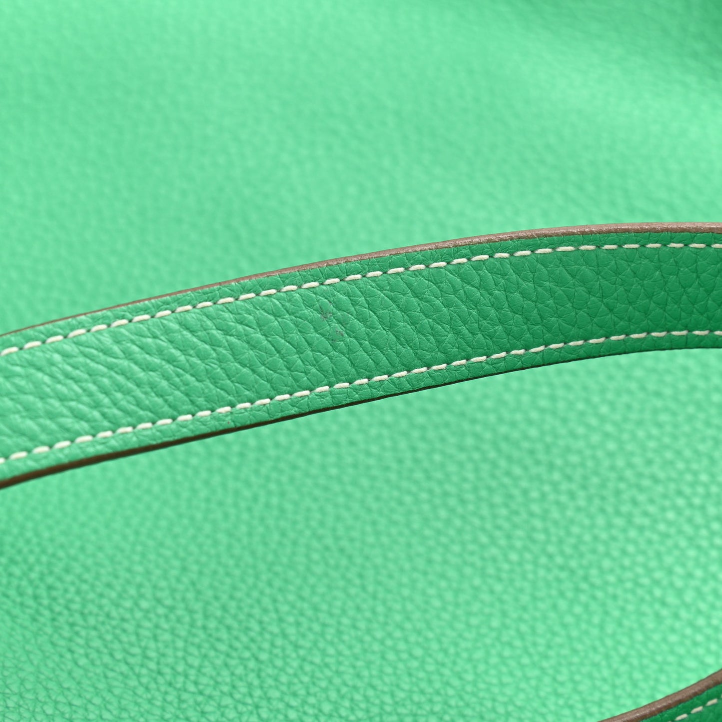 Taurillon Clemence Double Sens 36 Reversible Tote Menthe Colvert
