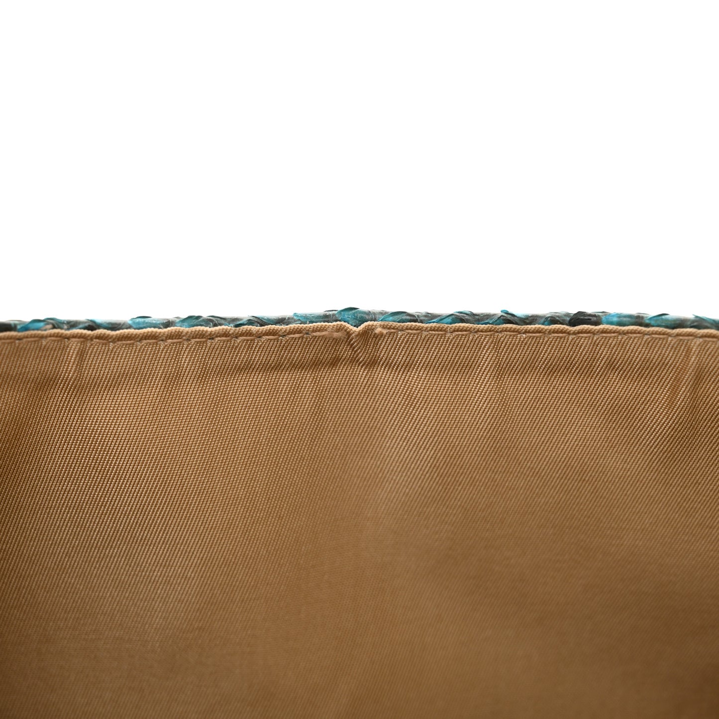 Snakeskin Malice Shoulder Bag Blue
