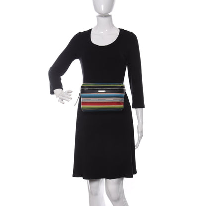 Saint Laurent Wool Mexican Jacquard City Belt Bag Multicolor 2 of 11