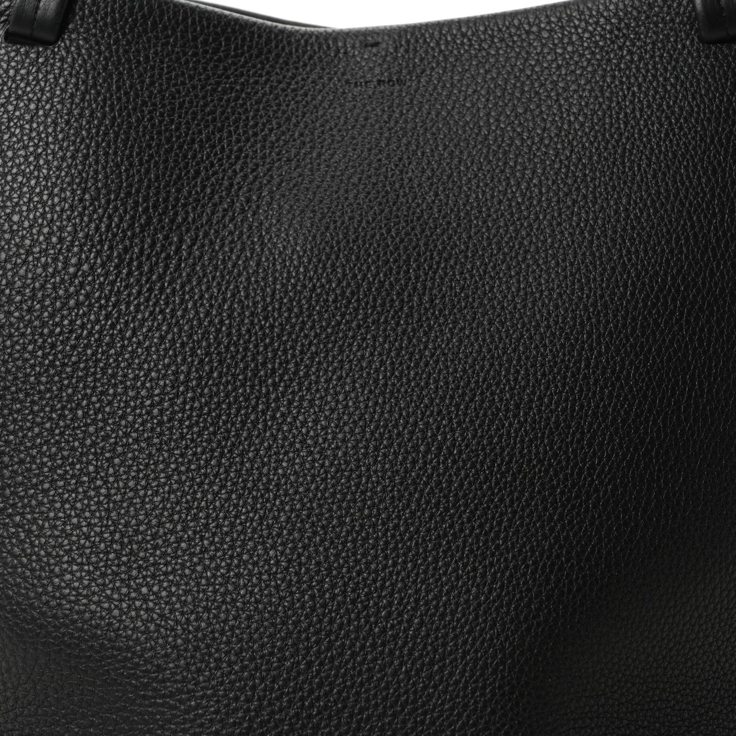 Grained Calfskin Park Tote Three Black