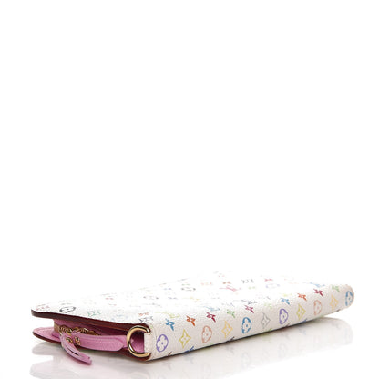 Louis Vuitton Monogram Multicolor Insolite Wallet White Litchi 4 of 7