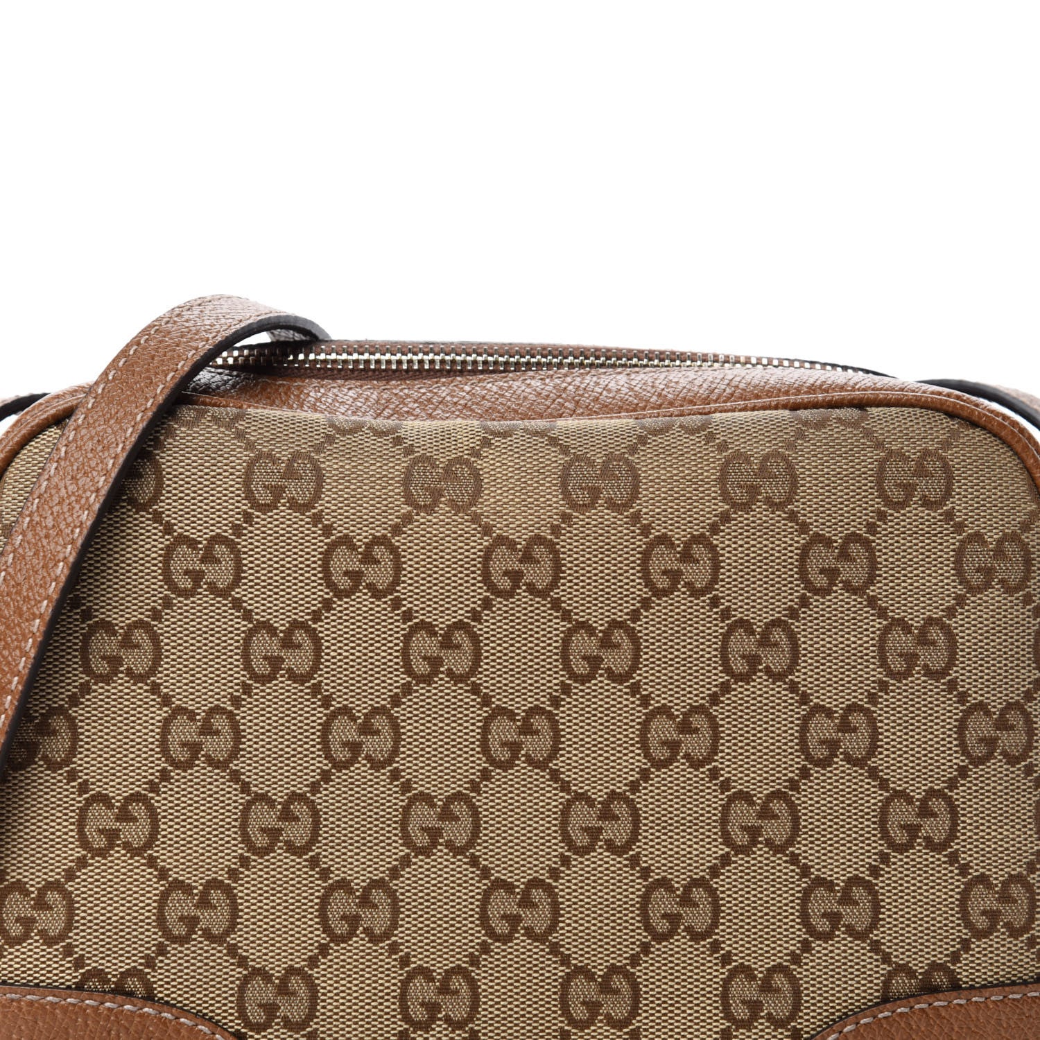 Gucci Monogram Mini Bree Messenger Bag Beige Tabacco 14 of 14