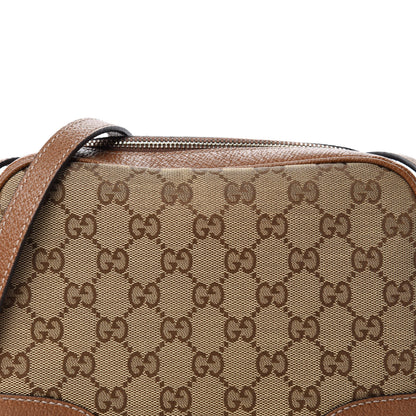 Gucci Monogram Mini Bree Messenger Bag Beige Tabacco 14 of 14