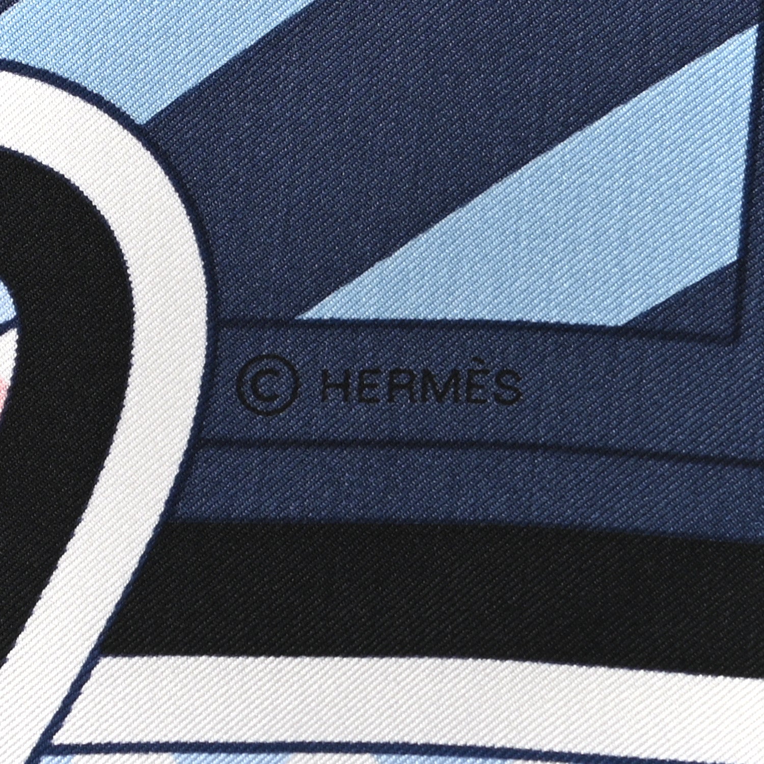Hermes Silk Pegase Pop Scarf 140 Bleu Jean Ciel Rouge 4 of 5