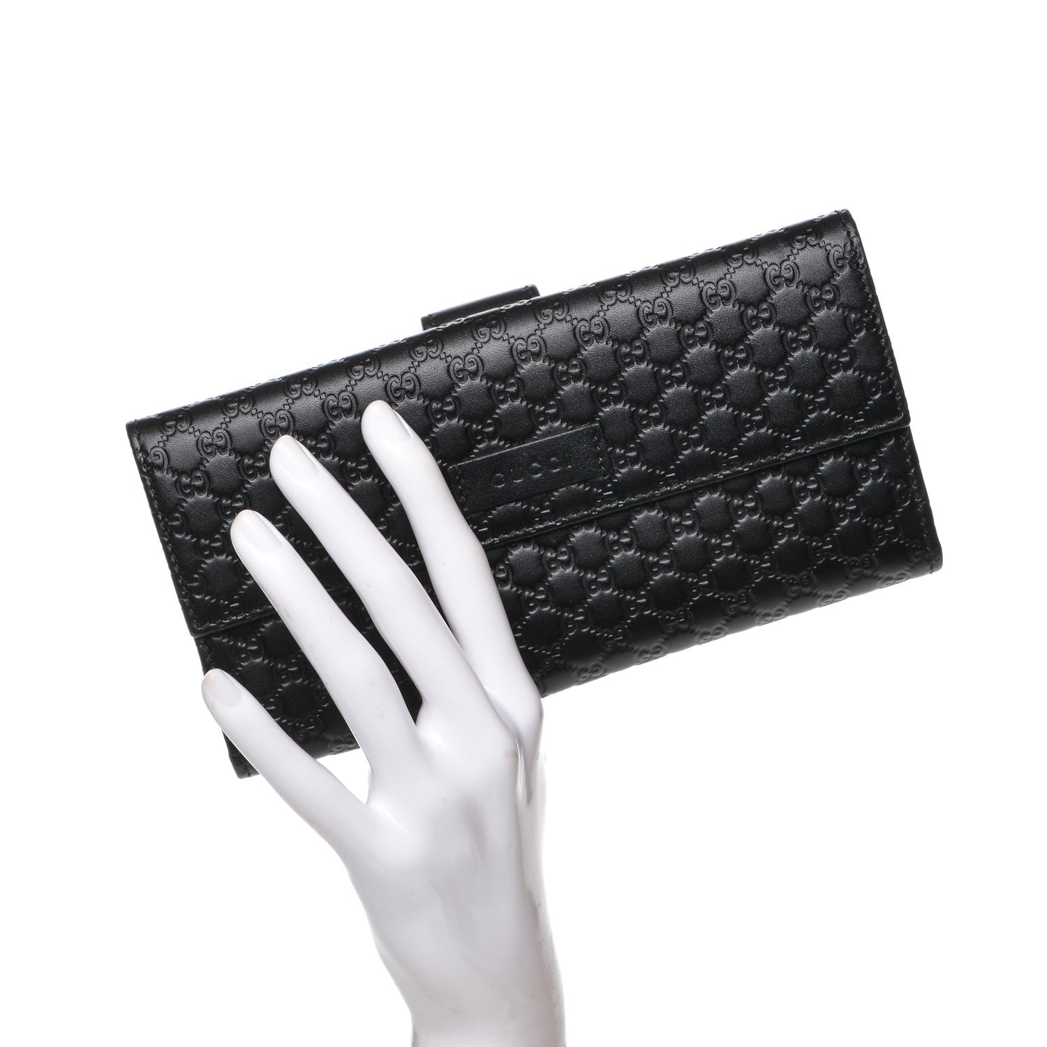Gucci Microguccissima Continental Flap Wallet Black 2 of 8