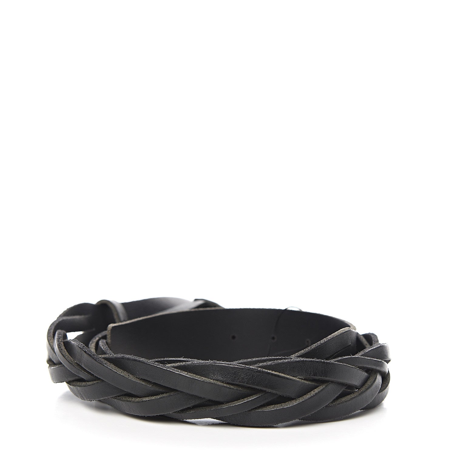 Gucci Calfskin Braided Dionysus Belt 95 38 Black 2 of 4