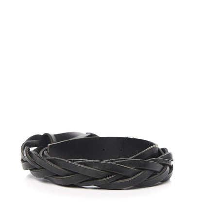 Gucci Calfskin Braided Dionysus Belt 95 38 Black 2 of 4