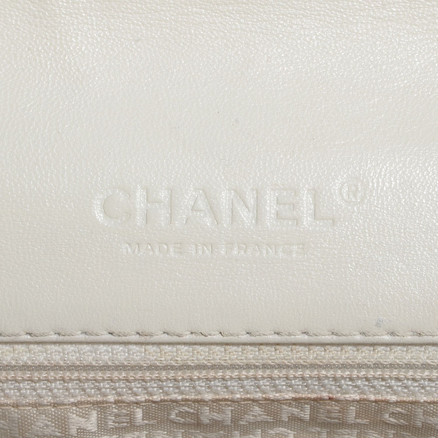 Chanel Lambskin Chocolate Bar 5 Chain Flap White 6 of 8