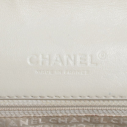 Chanel Lambskin Chocolate Bar 5 Chain Flap White 6 of 8