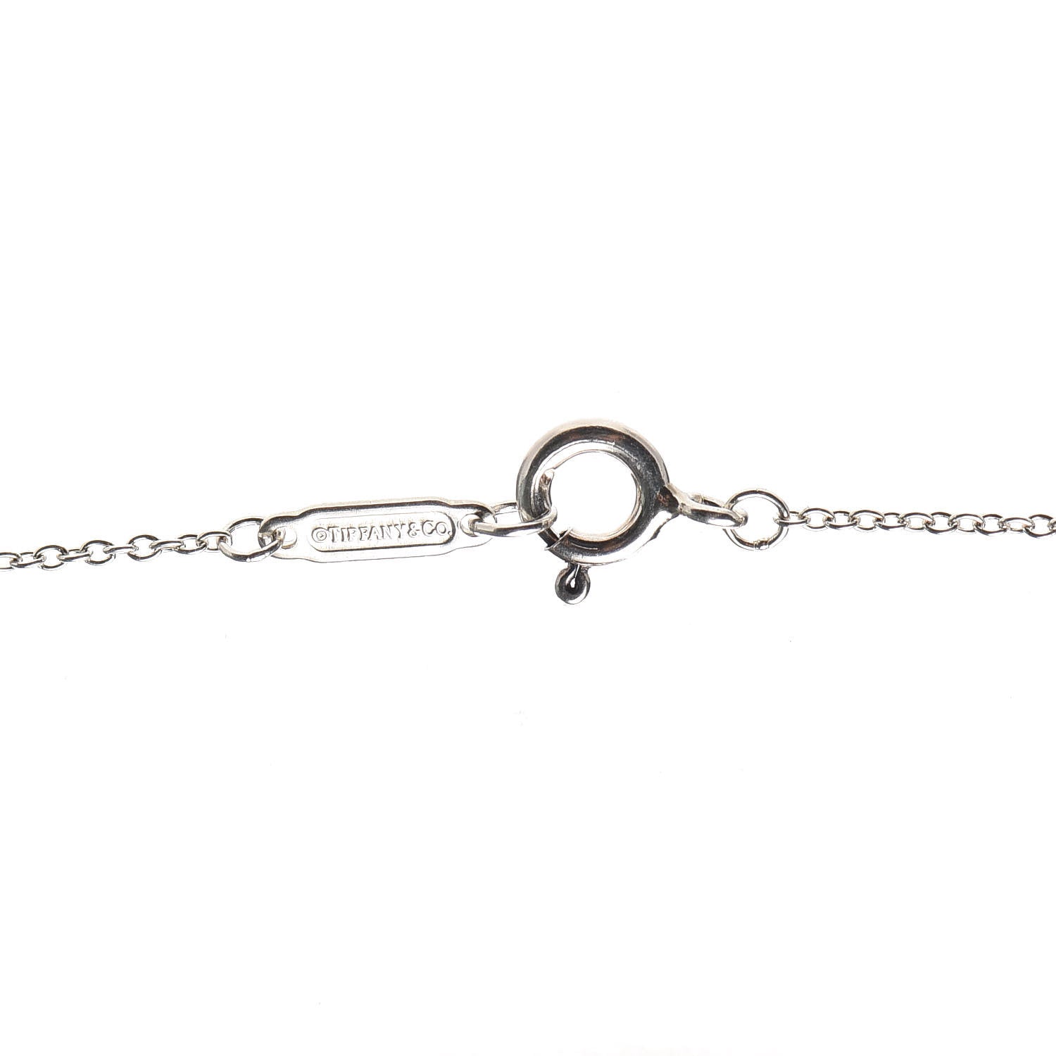 Tiffany Sterling Silver 18K Yellow Gold 1837 Interlocking Circles Pendant Necklace 5 of 7
