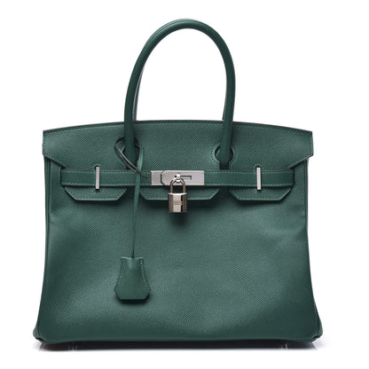 Hermes Epsom Birkin 30 Malachite 1 of 16