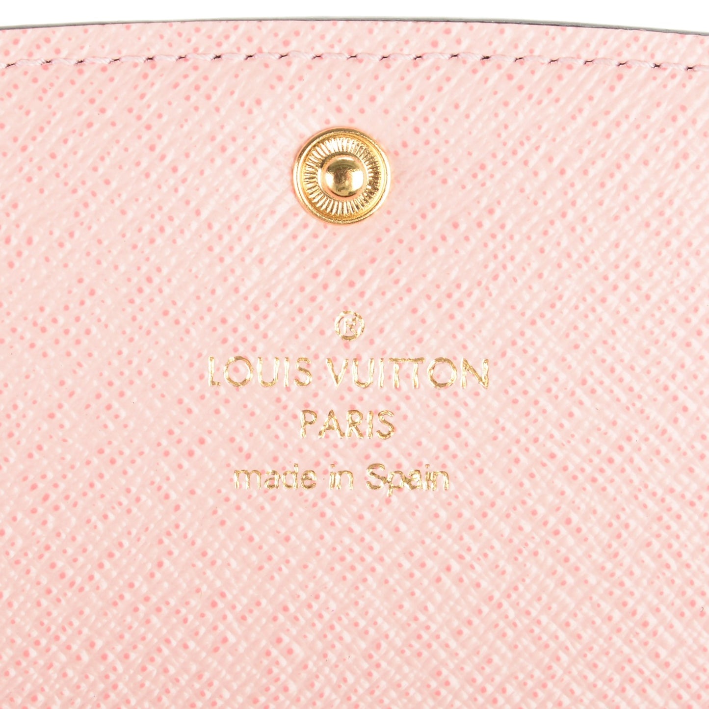 Monogram Emilie Wallet Rose Ballerine