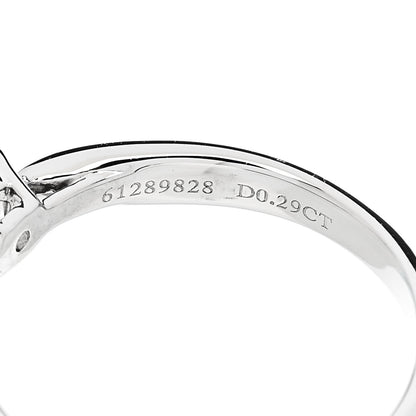 Tiffany Platinum Diamond .29ct Harmony Solitaire Engagement Ring 49 5 6 of 6