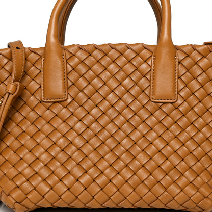 Bottega Veneta Nappa Intrecciato Mini Cabat Caramel 8 of 10