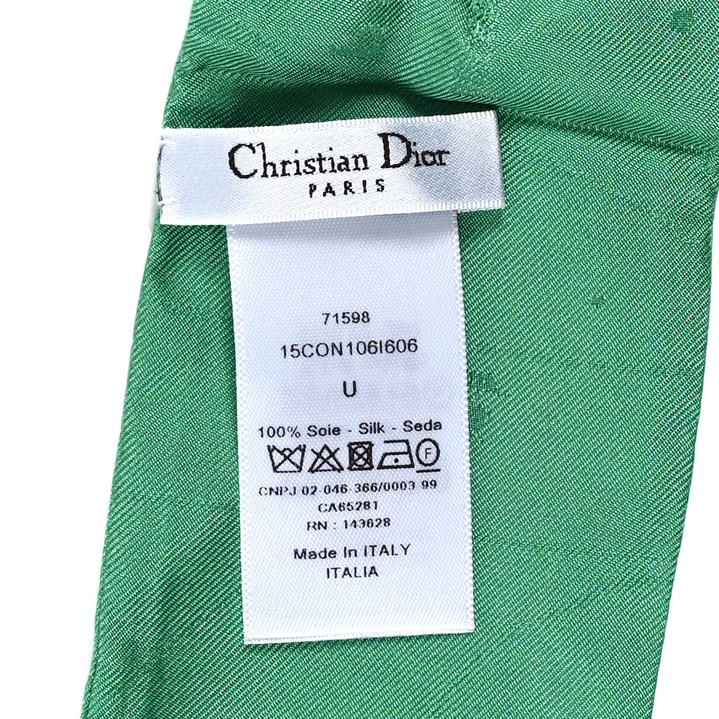 Silk Mitzah Scarf Green